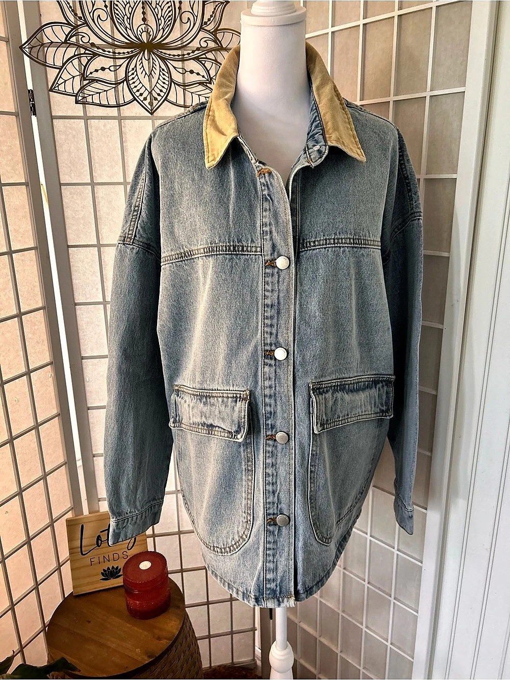 Alter’d State Denim Barn Jacket NWT Large